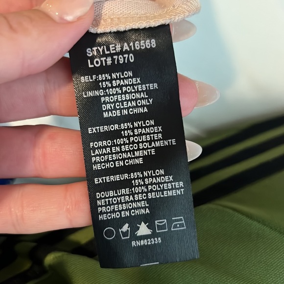 Betsy & Adam royal blue lace long evening gown black tie gala form fitting sz 0 - Picture 14 of 15